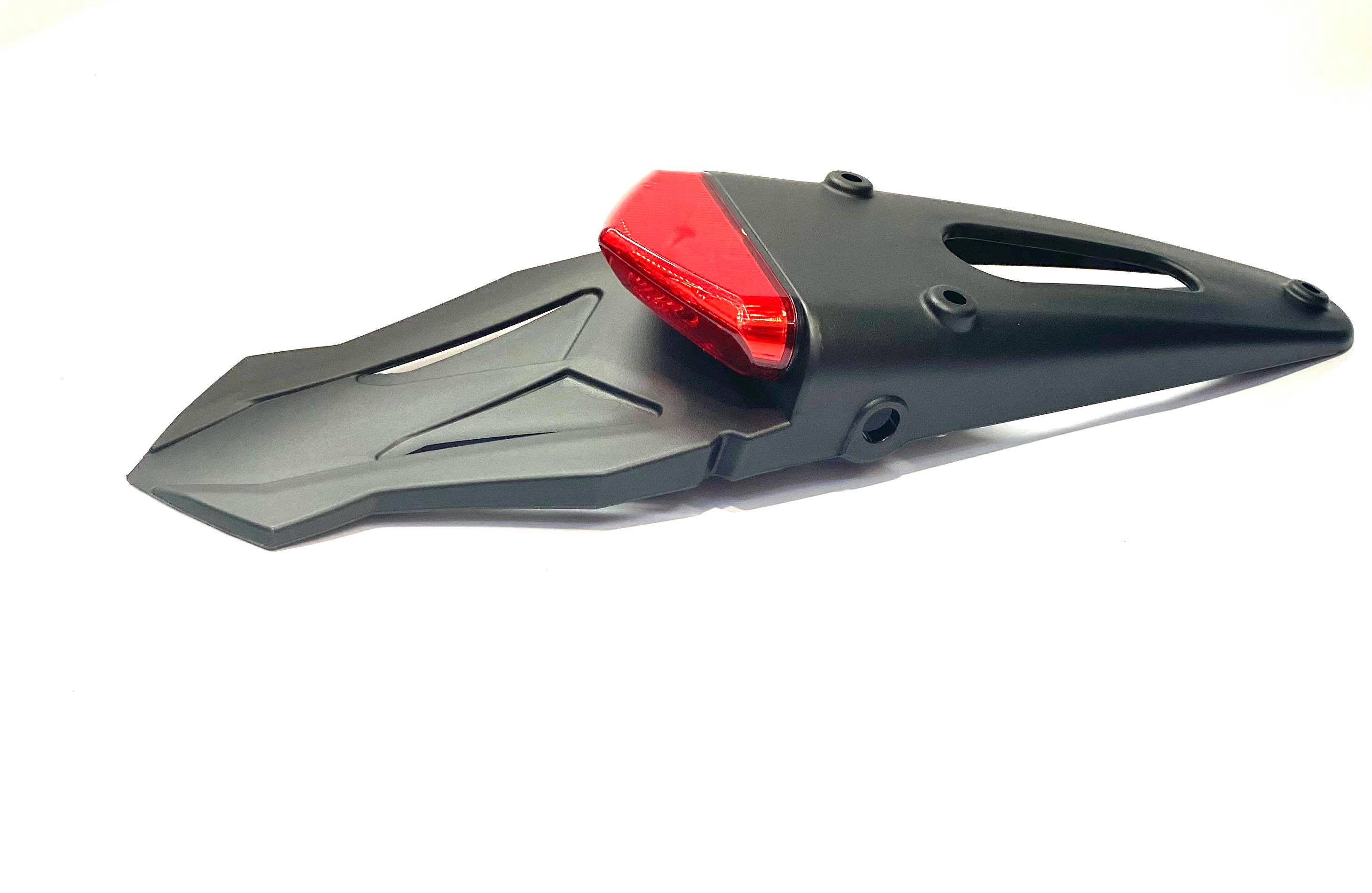 LED Rec Rego Tail light rear unit universal stop tail numberplate light dirtbike light red
